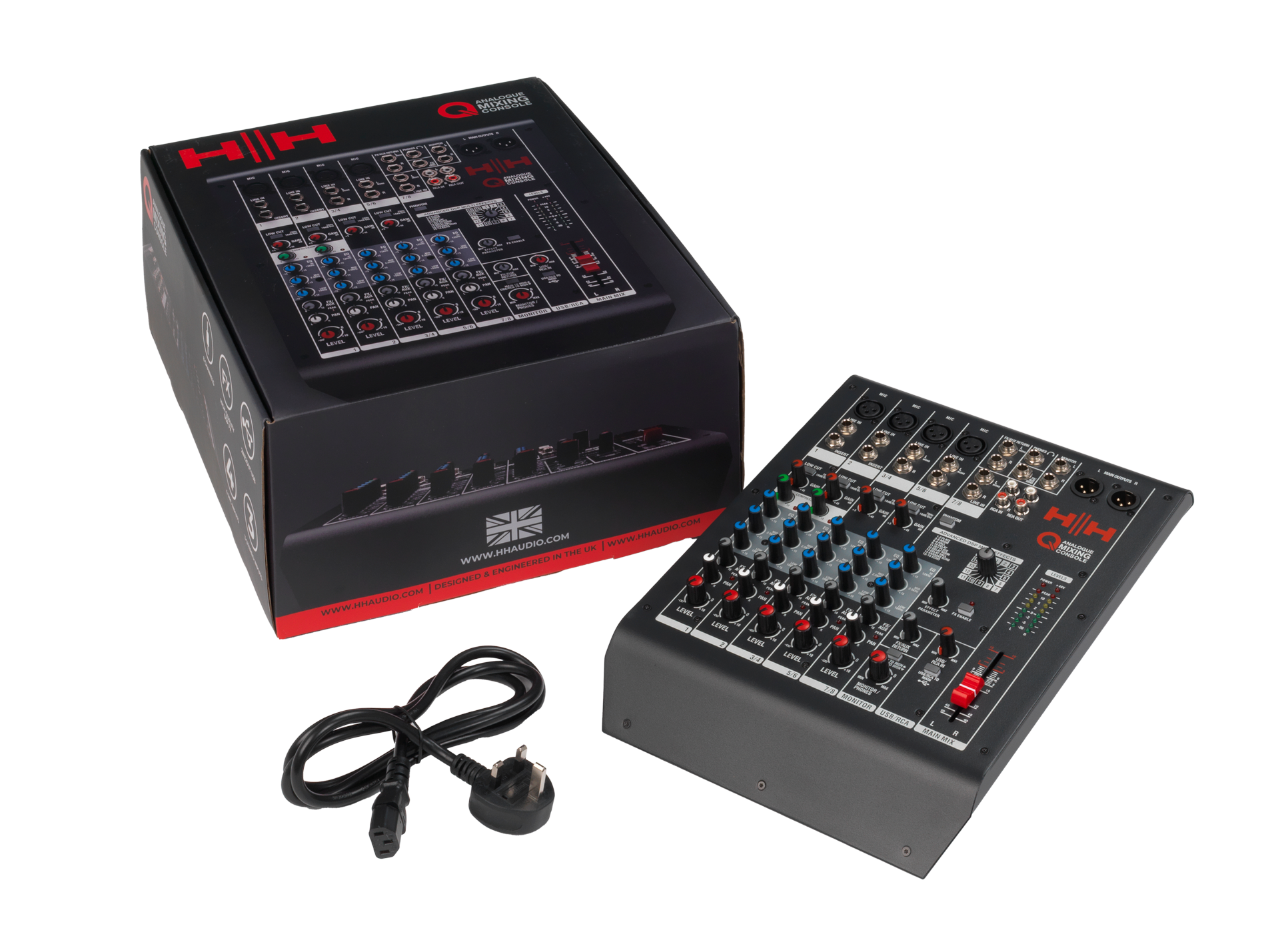 HH Electronics Q8FX: profesionalna mikseta za live nastupe, podcast i konferencije