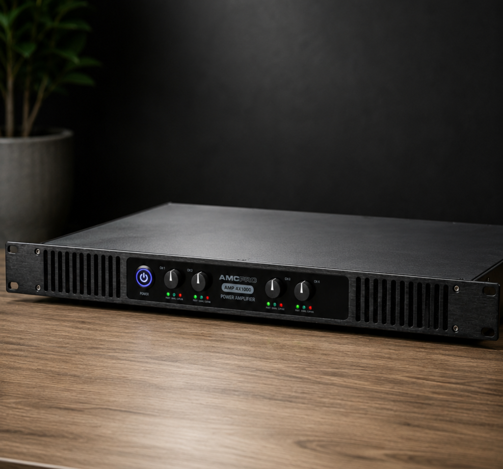 AMC AMP 4X1000: Sna�no �etverokanalno poja�alo za profesionalne audio instalacije