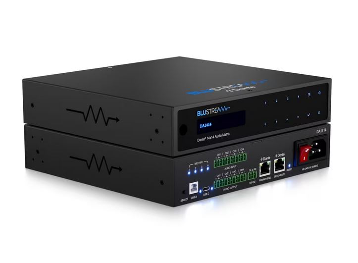 DA1414 audio matrini preklopnik s Dante i USB integracijom – profesionalna audio rjeenja