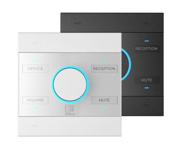 AUDAC NCP105 – univerzalni PoE zidni panel za AV kontrolu