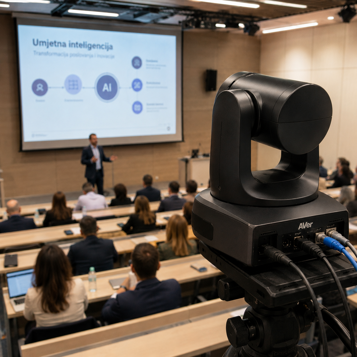 PTZ kamera: vodi� za odabir kamere za streaming, snimanje i pra�enje govornika