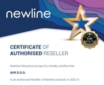 AVR dobio certifikat distributera Newline Interactive proizvoda