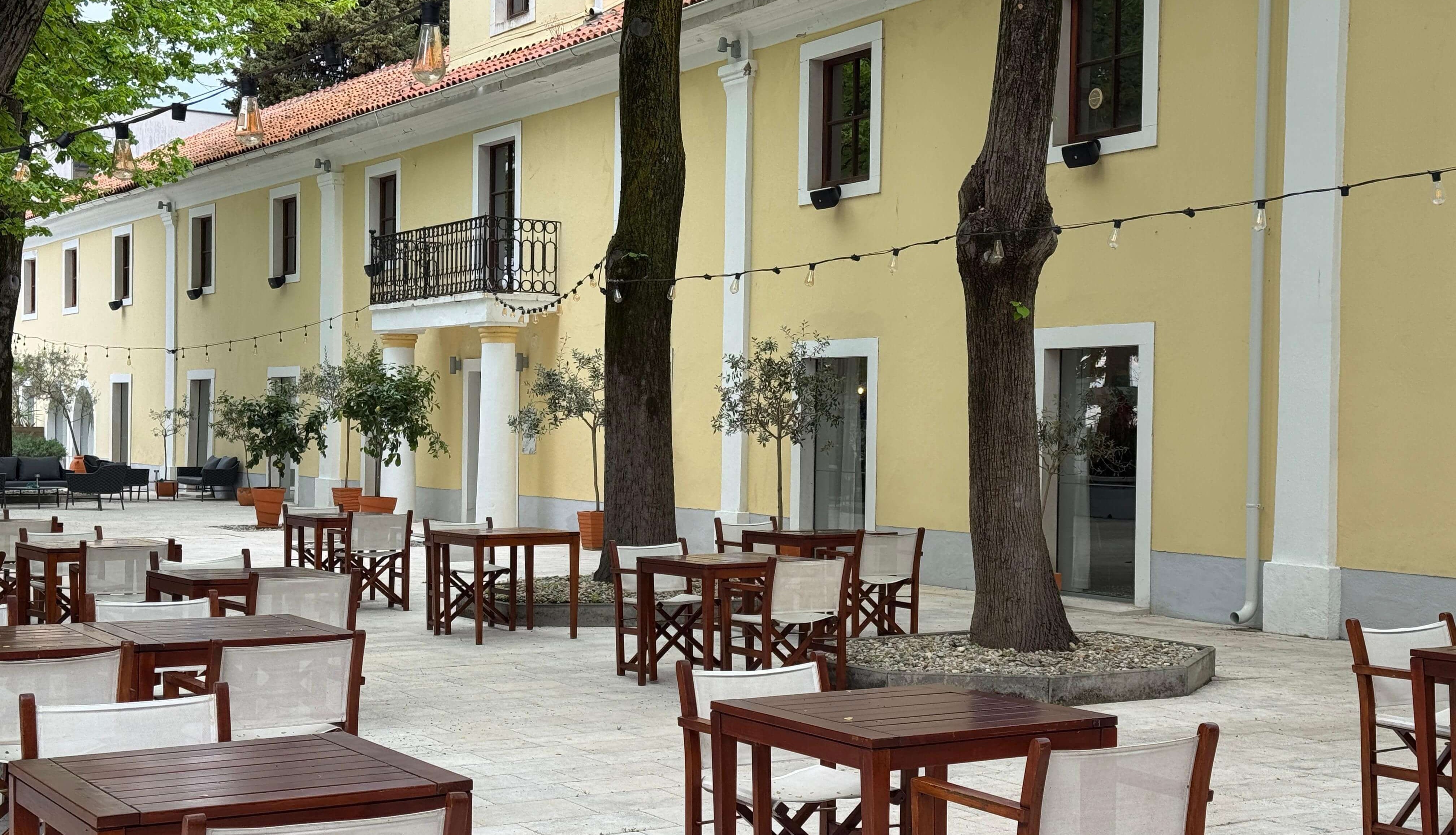 Profesionalno ozvu�enje vanjskog prostora restorana hotela falkensteiner, Zadar