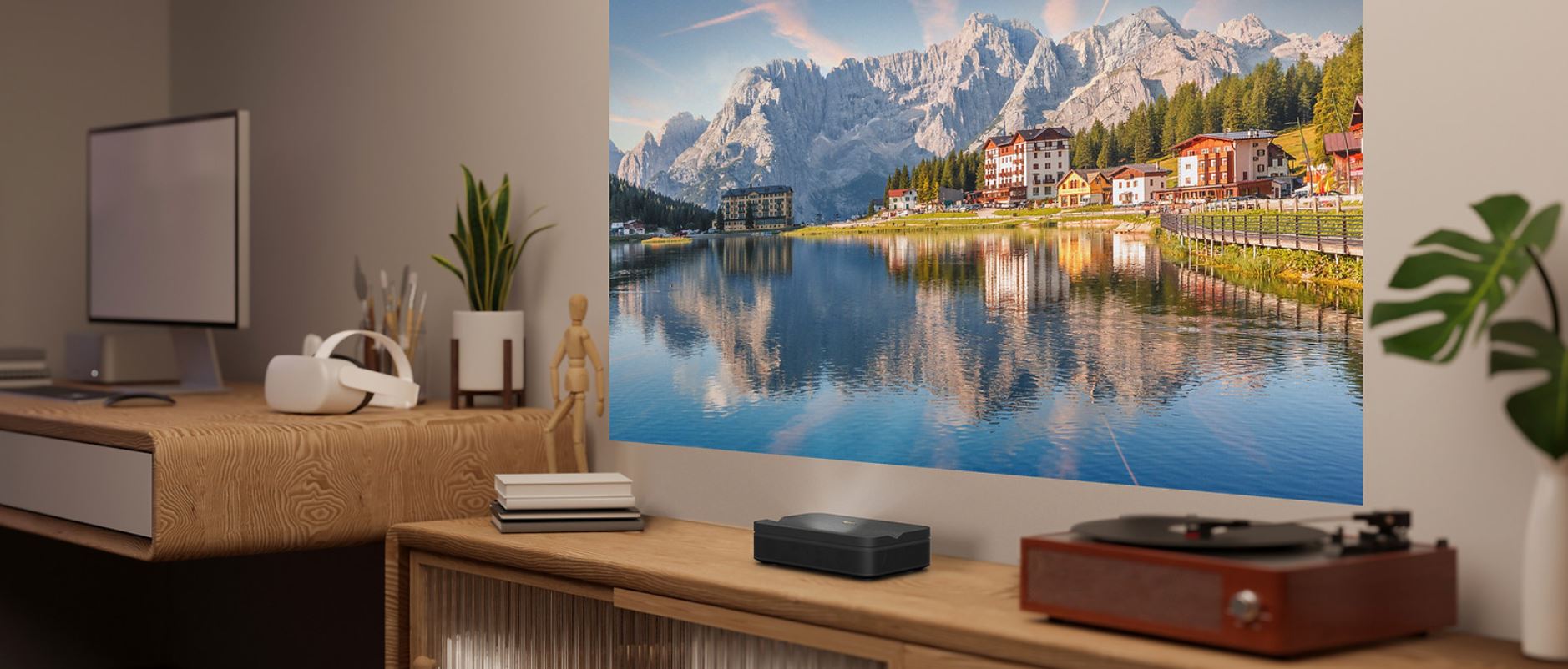 LED projektor nove generacije stvara jasnu i ivopisnu projekciju u svijetloj prostoriji