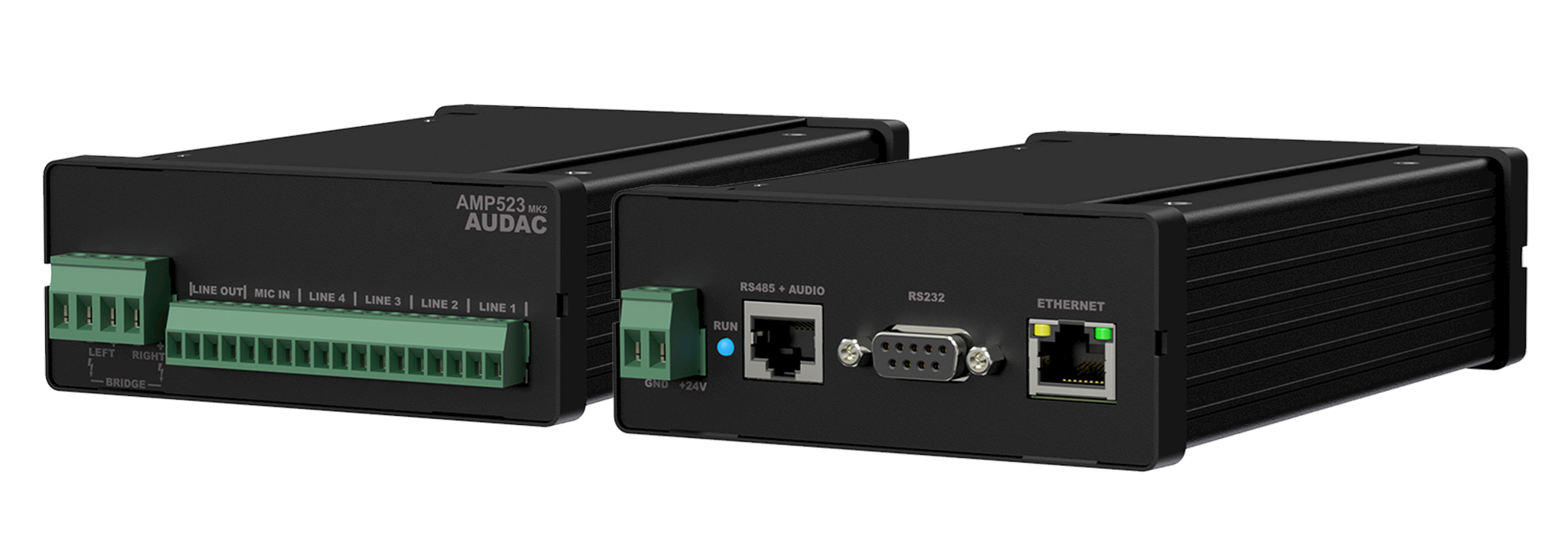 Mini stereo pojaalo Audac AMP523MK2