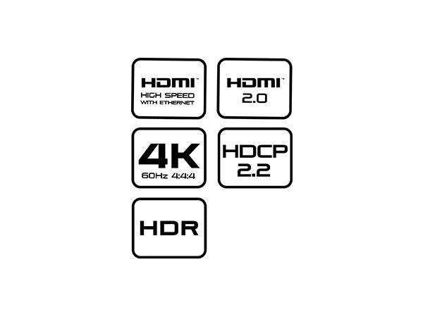 Kabel HDMI 2.0 Precision 18Gbps 20m