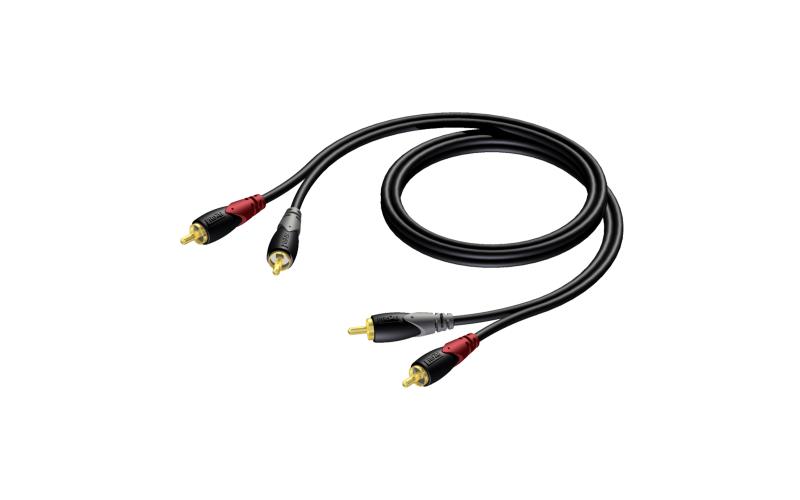 Audio kabel Procab CLA800-15m, RCA-RCA stereo